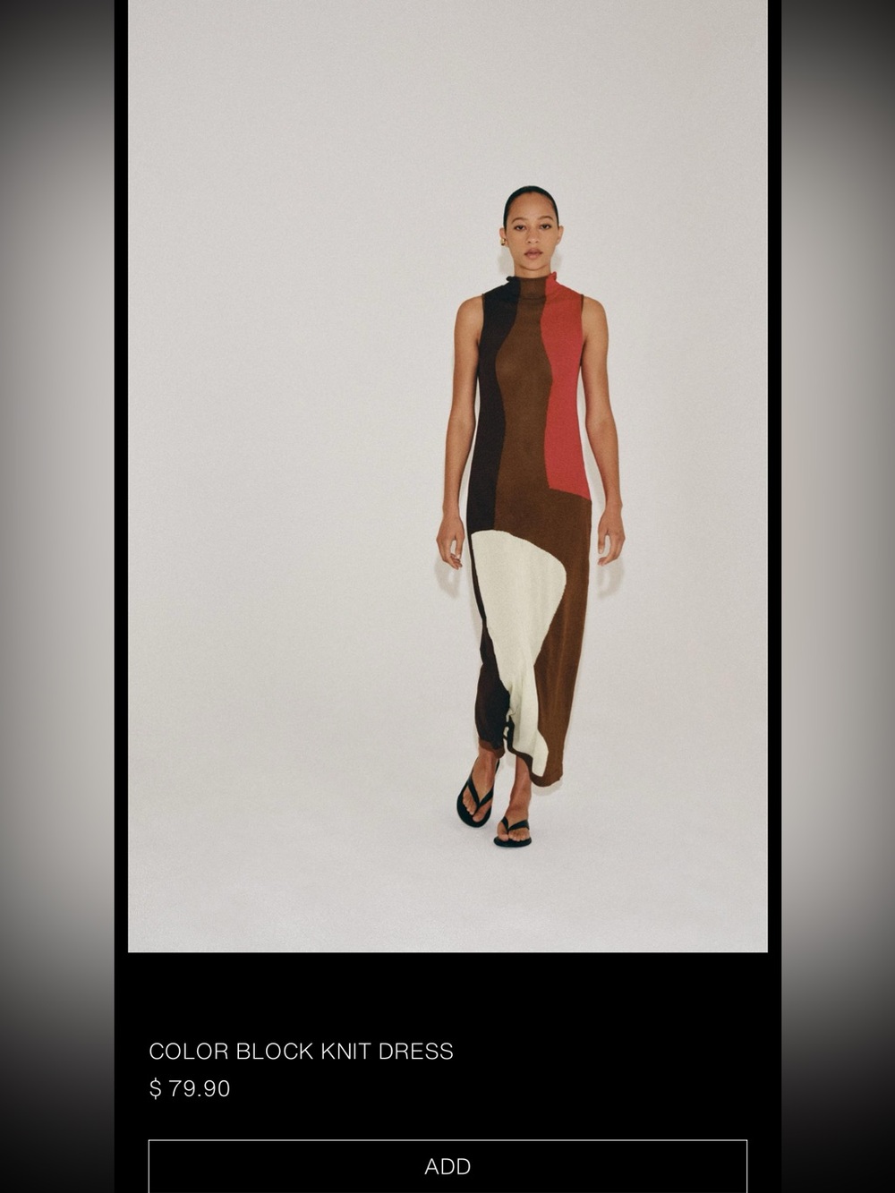 Color Block Knit Dress